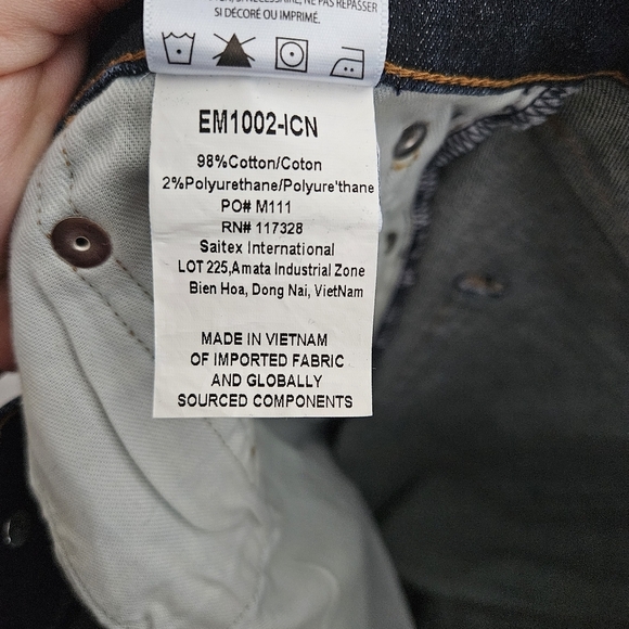 Edwin Jeans Jace Straight Cooper Blue Denim Casual Neutral Classic Medium - Picture 12 of 14